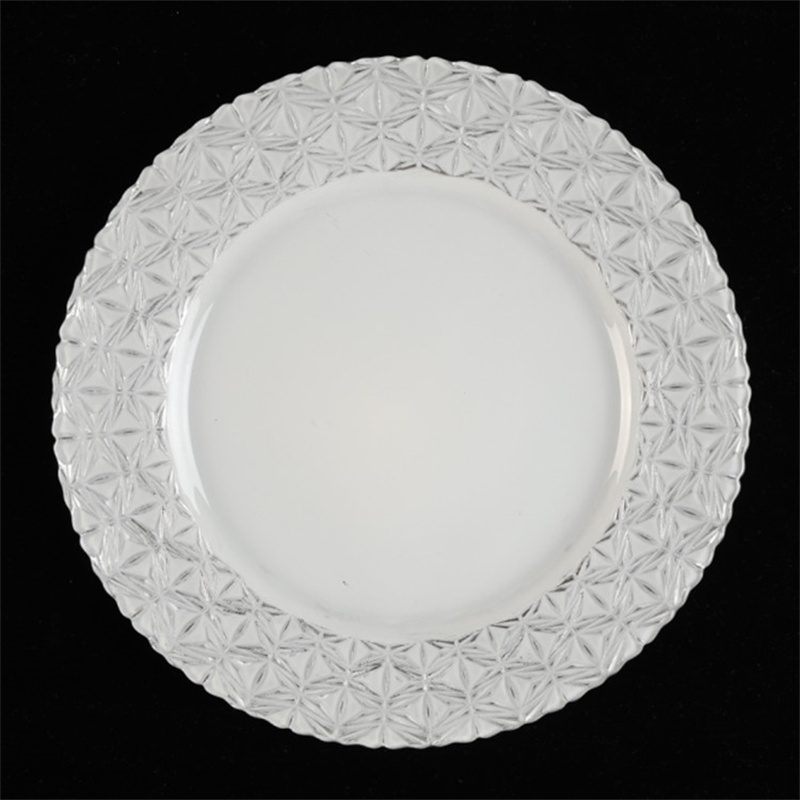 Wholesale Glass Charger Plate PZ-047 - Image 1